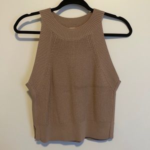 Aritzia Wilfred Crevier Knit Top, size: small, colour: mauve